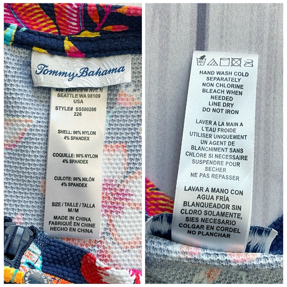 Tommy Bahama Tropical Print Zip-Front Long-Sleeve Jacket - Picture 8 of 15